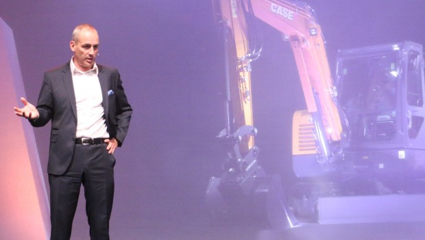 Why did Case choose Hyundai for its mini excavators?