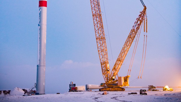 Franz Bracht et Terex dans le vent