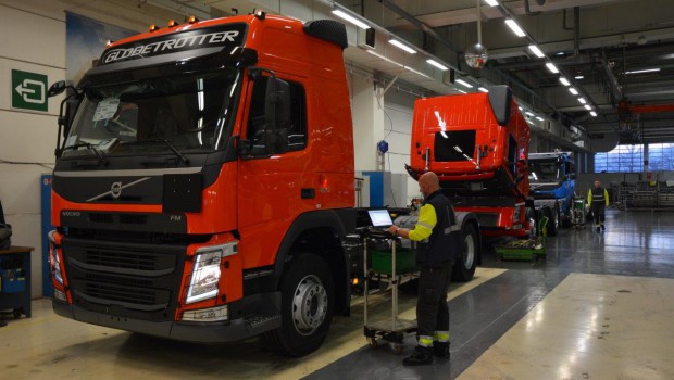 Record production for Volvo Trucks in Ghent