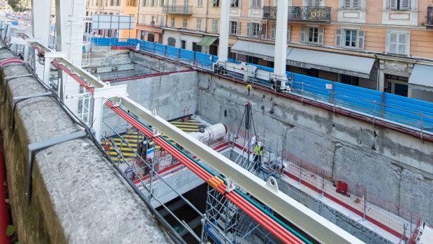 À Nice, le tramway prend l'eau