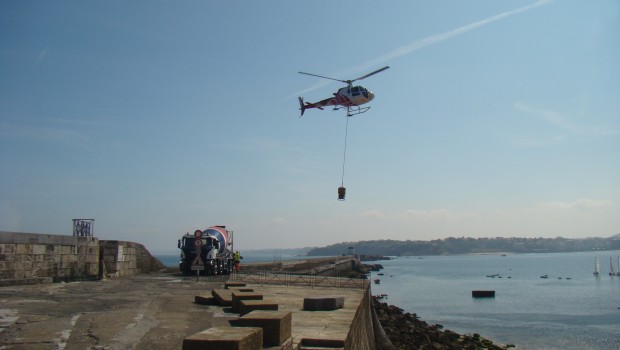 Quand un béton prise mer prend l'air