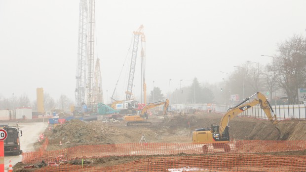 En janvier, les intempéries douchent les travaux publics