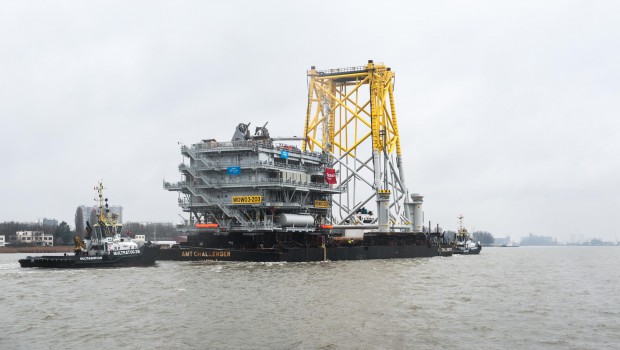 Parc éolien de Walner : une 2è sous-station prend la mer