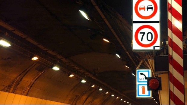 Le Tunnel du Mont Blanc équipé d'un éclairage LED