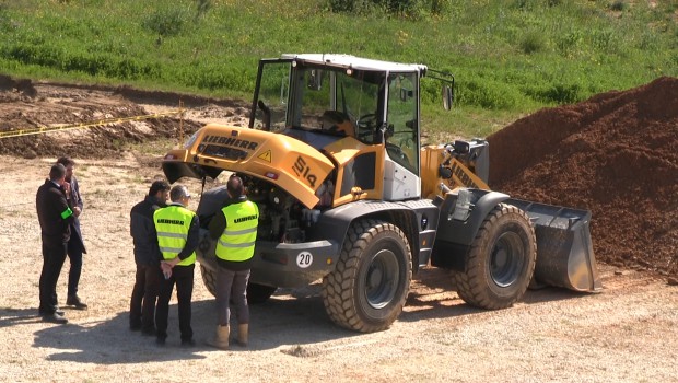 Le compact Liebherr fait le show chez Medimat