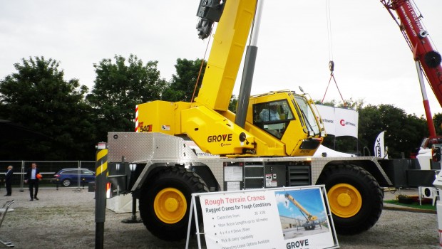 Festival de grues Potain et Grove aux Vertikal Days