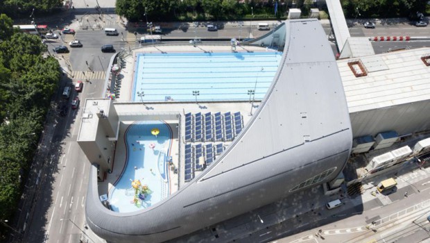 Farrells unveils the futuristic swimming pool in Hong Kong