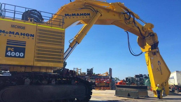 McMahon unveils the world’s largest demolition machine