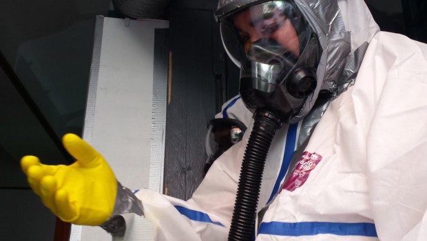 Chantier de désamiantage en images