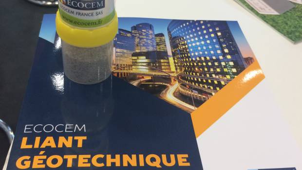 Un liant géotechnique à base de laitier moulu Ecocem