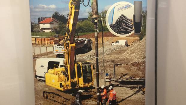Des micro-pieux de battage en fonte ductile