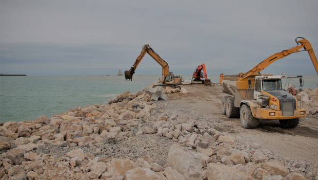 Port de Calais : chantier en phase  terminal 