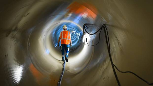 Pose en microtunnelier : record de distance !