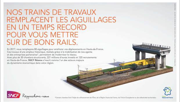 SNCF Réseau promeut ses efforts de modernisation du réseau