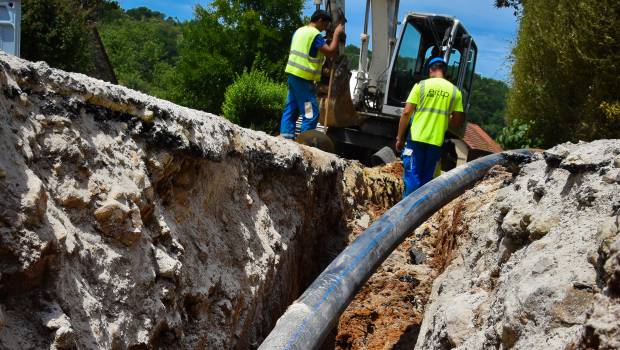 Un réseau d'eau neuf, de A à Z