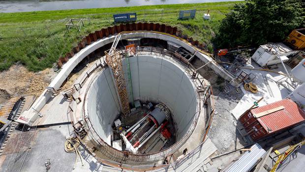 Assainissement : l'excavation du tunnel d'Emscher est achevée