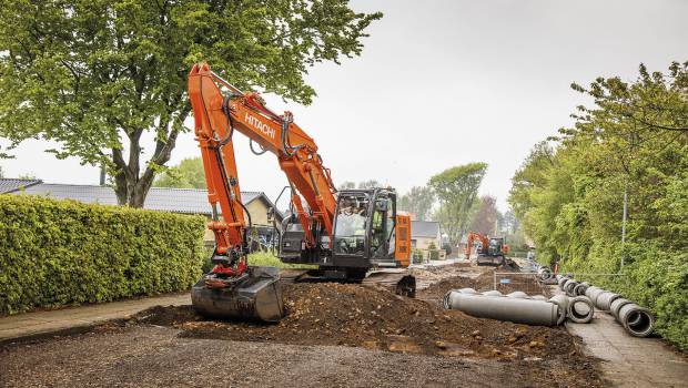 Les pelles Hitachi ont du succès au Danemark