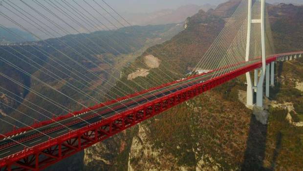 Chine : Shell Bitumes enrobe le pont le plus long du monde
