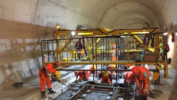 Suisse : le tunnel de base du Ceneri sur les rails