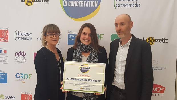 SNCF réseau remporte un trophée de la concertation