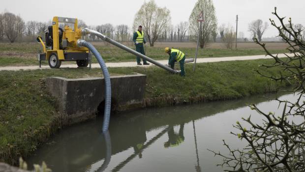 Des pompes d'assèchement Atlas Copco à haut débit