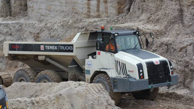 Terex : des TA300 en action dans une carrière anglaise