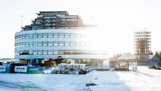 Suède : le nouveau centre-ville de Kiruna prend forme
