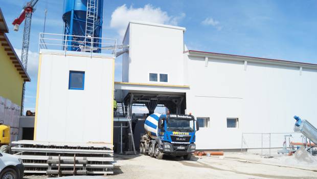 Une centrale à béton Ammann Elba pour SMM Sonderbau