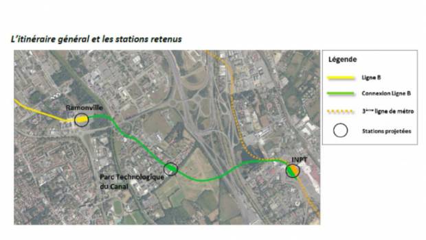 La connexion entre la ligne B et Toulouse Aerospace Express en question