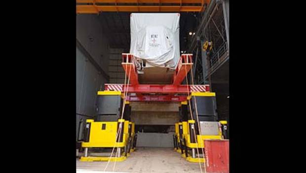 Enerpac pour installer une turbine Siemens en Angleterre