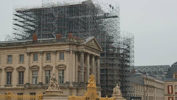 Les échafaudages Layher font leur Cour à Versailles