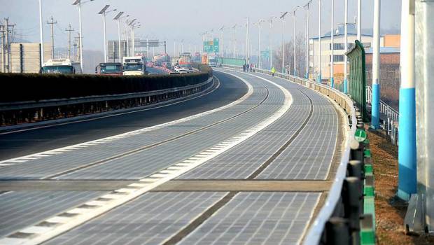 La Chine inaugure une autoroute à énergie solaire
