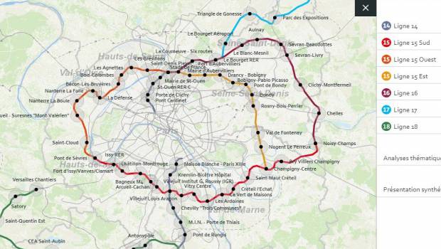 Grand Paris : 844 000 emplois dans les quartiers de gare