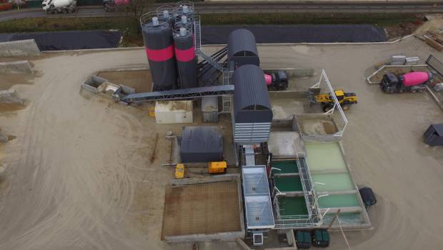 BSM implante une centrale à béton fixe à Brétigny