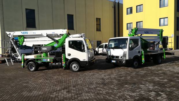 Deux nacelles CTE pour Tecnol Srl