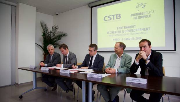 Le CSTB et la métropole de Grenoble, partenaires de R&D