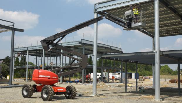 Manitou fait dans la démonstration sur Intermat