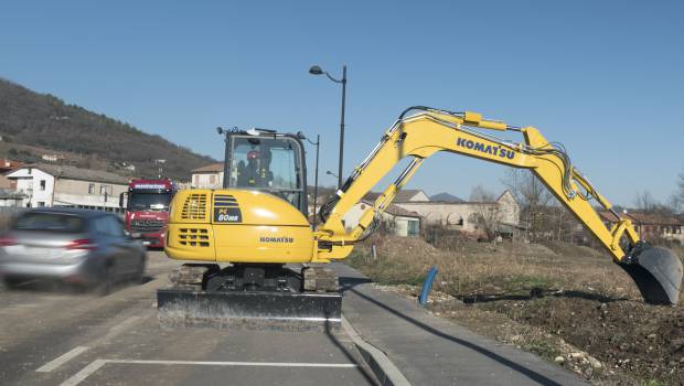 Komatsu passe sa pelle 8 t en série 5