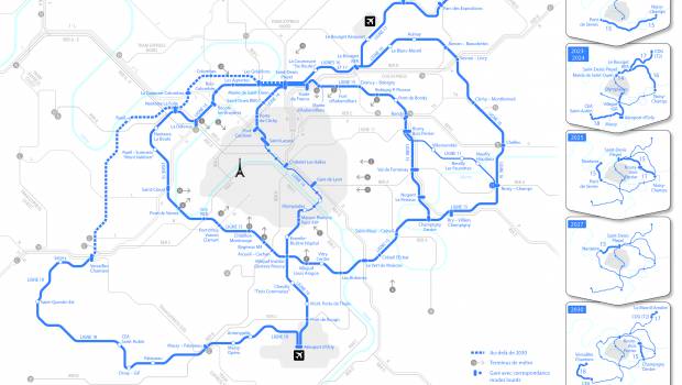 Grand Paris Express : le calendrier va être lissé