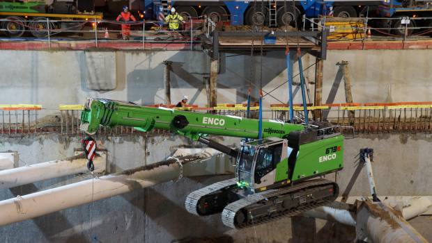 Enco se laisse séduire par la grue télescopique sur chenilles