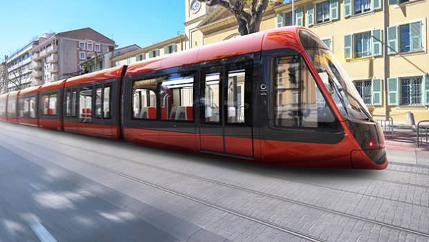 Tramway de Nice : la première rame en circulation