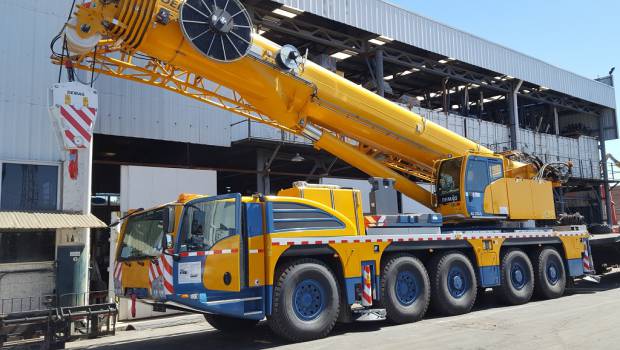 Argentine : Crexell adopte deux grues Demag