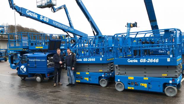 Kranpunkten AB réceptionne une grosse commande Genie