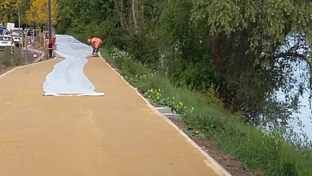 À Nevers, la Route des Saulaies voit ocre