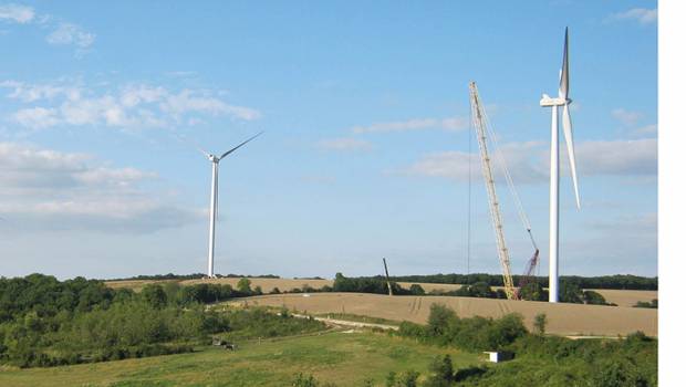 Bourgogne-Franche-Comté : un parc éolien en construction