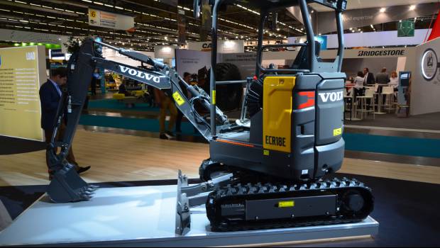 Intermat 2018 : Volvo CE a dévoilé sa pelle ultra-compacte ECR18E