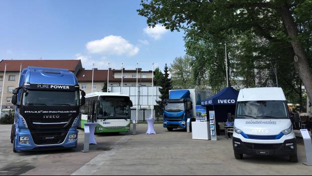 Les camions Iveco au GNL sur la place européenne