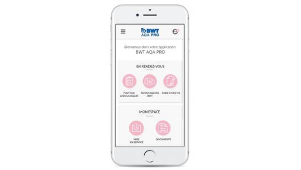 Une appli mobile pour les installateurs du réseau BWT AQA PRO