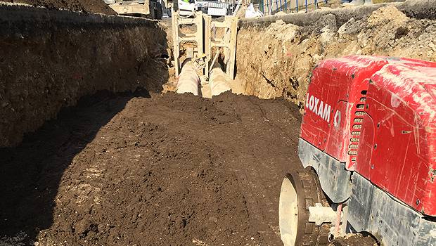 Épernay remblaie responsable avec le Technosable