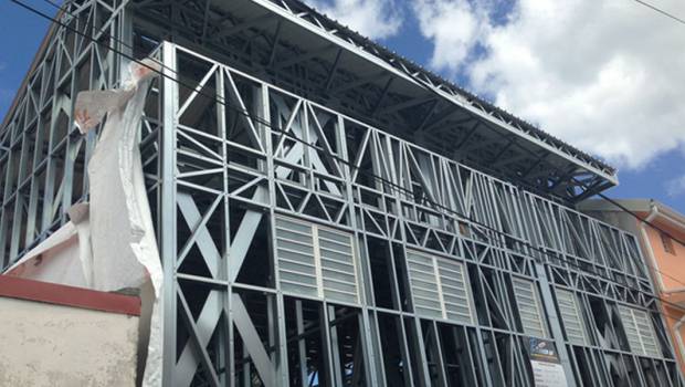 Une usine de fabrication d'ossature métallique 4.0